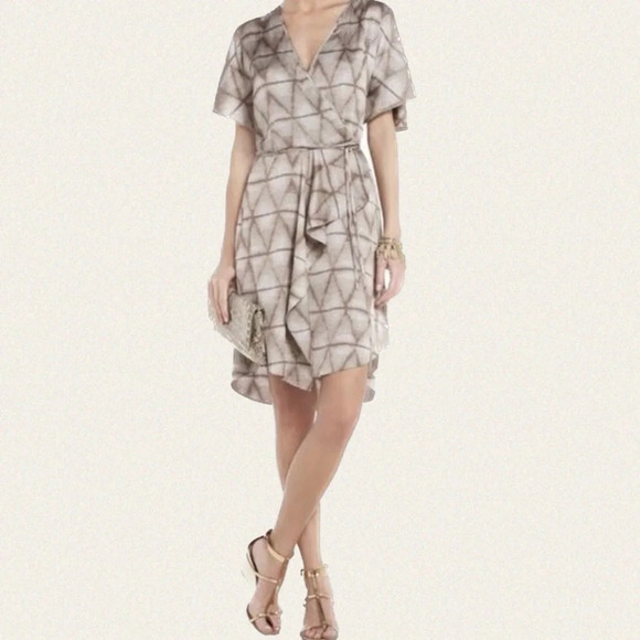 BCBGMaxazria Holden Wrap Dress - Picture 3 of 7